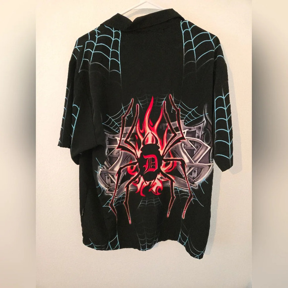 Dragonfly Shirt Japanese Brand Streetwear Mens Size Medium Button Down Casual - Picture 3 of 6